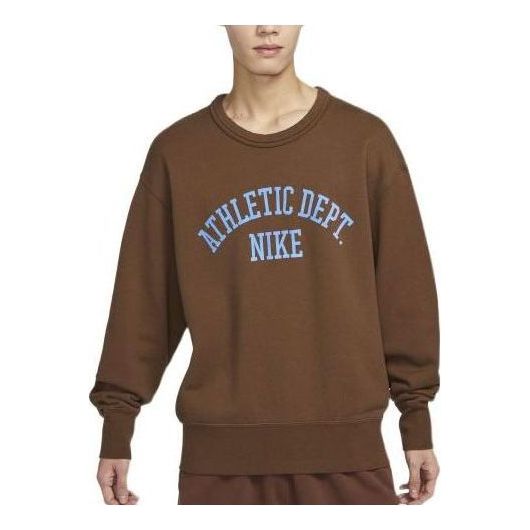 Пуловер Nike Sportswear Trend Fleece Retro Crew Sweatshirt Кафяво | DX0026-259, 0