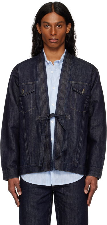 Яке Maharishi Maharishi Hemp Denim Kimono Jacket Синьо | 6059, 0