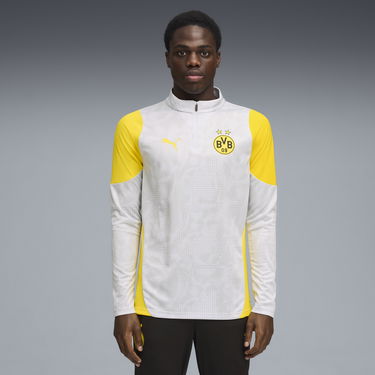 Суитчър Puma Borussia Dortmund Men's Training Quarter-Zip Top Сиво | 781669_18, 1