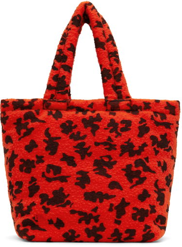 Голяма пазарска чанта ERL ERL Medium Puffer Tote Bag Червено | ERL07K233, 0