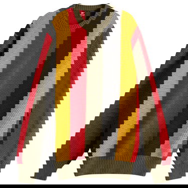 Пуловер Patta Patta Stripe Honeycomb Knit Jumper Многоцветен | POC-SS25-7020-324-0008-084, 1