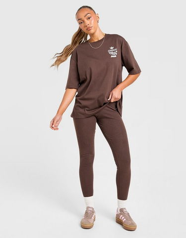 Тениска adidas Originals Coffee Club Graphic T-Shirt Кафяво | KV1587, 2