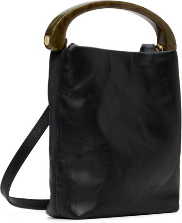 Чанта през рамо Dries Van Noten Dries Van Noten Micro Leather Shoulder Bag Черно | 252-011523-195, 1