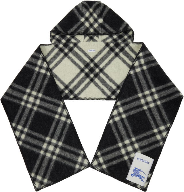 Burberry Check Hooded Scarf