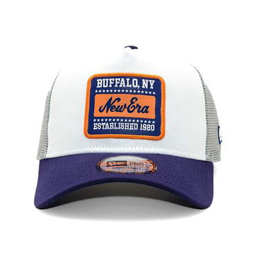 Шапка с козирка New Era New Era Patch Canvas 9FORTY Trucker Cap, One Size (56-59 cm) Бяло | 60603675, 1