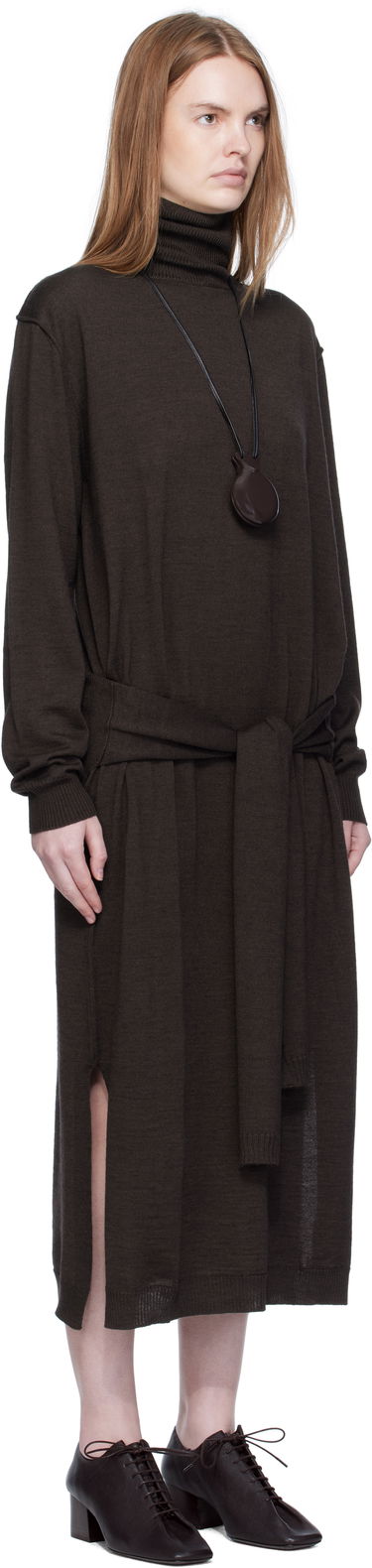 Pокля LEMAIRE Midi Knit Dress Кафяво | DR1082 LK087, 4
