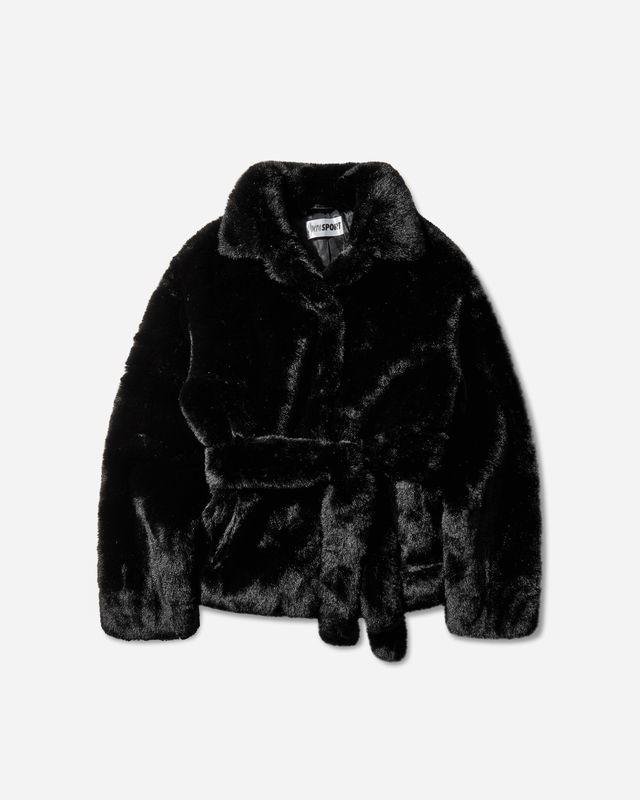 Fiona Faux Fur Belted Jacket