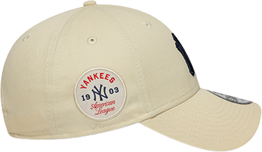 Шапка с козирка New Era New York Yankees MLB Side Patch 9Forty Baseball Cap Бежово | 60691283-270, 4