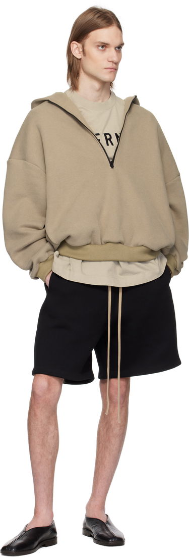 Суитчър Fear of God Fear of God Fleece Half Zip Hoodie Бежово | FGE250-513CCF, 3