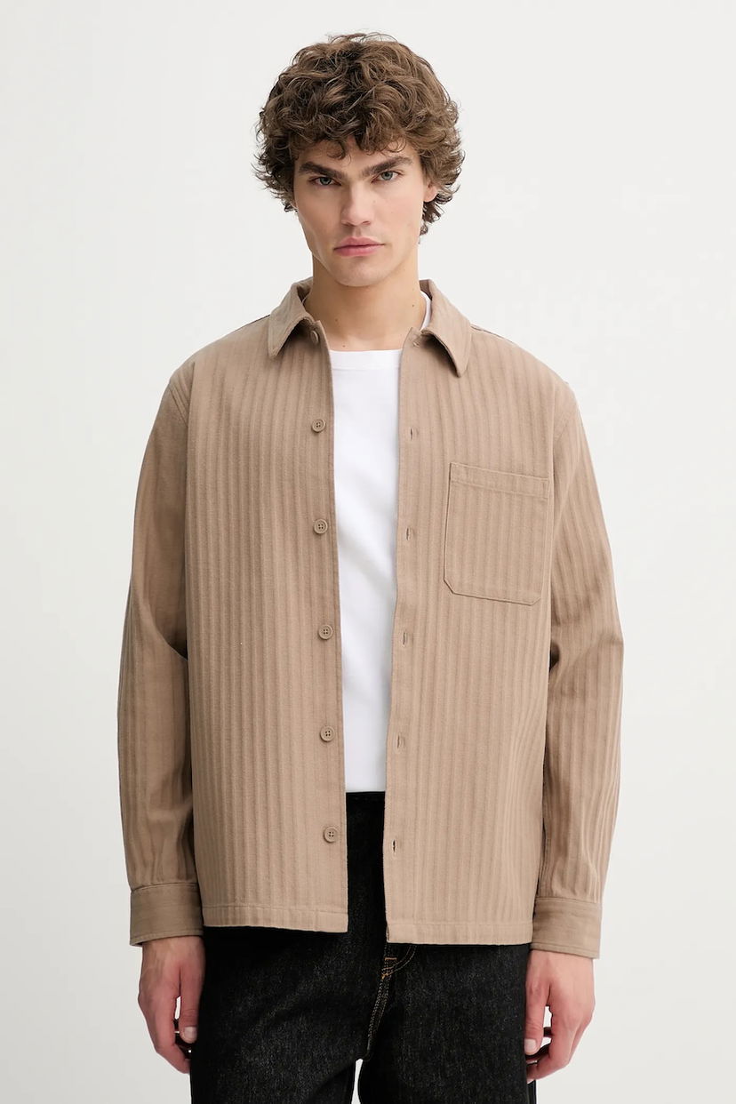 Риза Samsoe Samsoe Samsoe Samsoe SADAMON Regular Fit Collared Shirt Бежово | M25200057