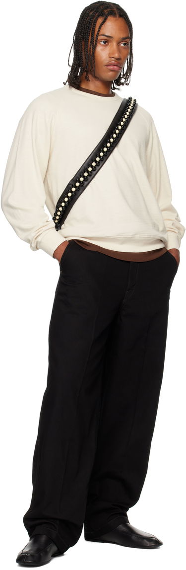 Суитчър LEMAIRE LEMAIRE Crew Neck Sweatshirt Бяло | TO1454 LJ1042, 3
