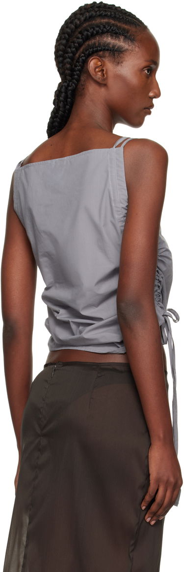 Потник Baserange Baserange Pictorial Ruched Strap Top Сиво | TSPIS-PO-AU25, 2