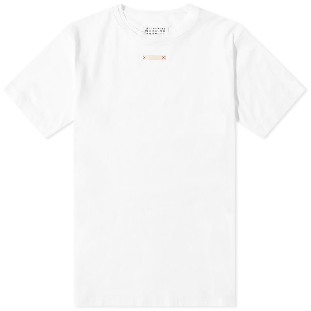 Тениска Maison Margiela Name Tag Tee Бяло | S50GC0667-S23867-100, 0