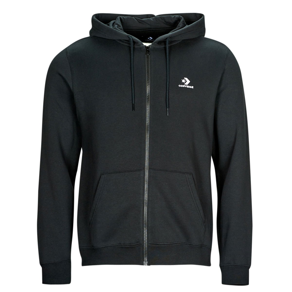 Суитчър Converse GO-TO EMBROIDERED STAR CHEVRON FULL-ZIP HOODIE Черно | 10024511-A01, 0