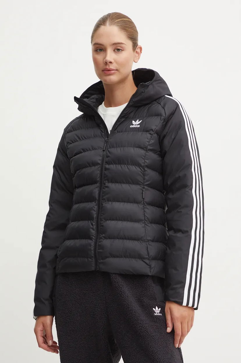 Пухо яке adidas Originals adidas Originals Hooded Puffer Jacket Черно | IW5849