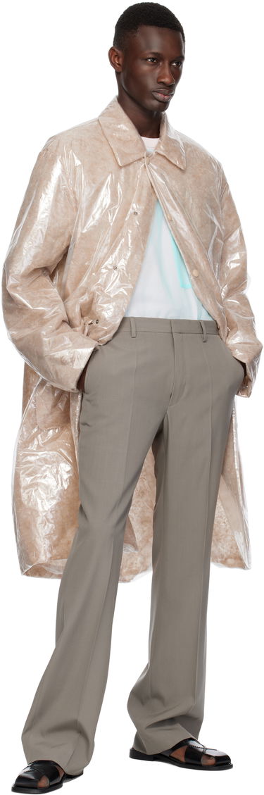 Дъждобран Dries Van Noten Dries Van Noten Loose Fit Mac Coat Бежово | 251-020222-1257, 3