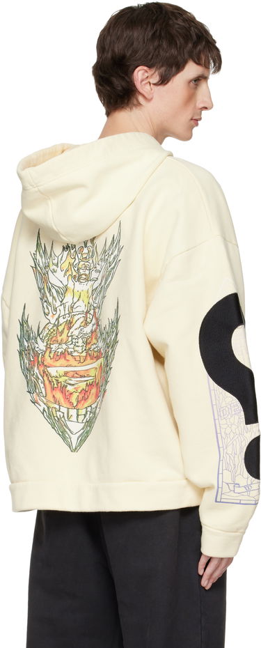 Суитчър Who Decides War Engulfed Memories Zip Up Hoodie Бежово | 1110140018FW25, 2