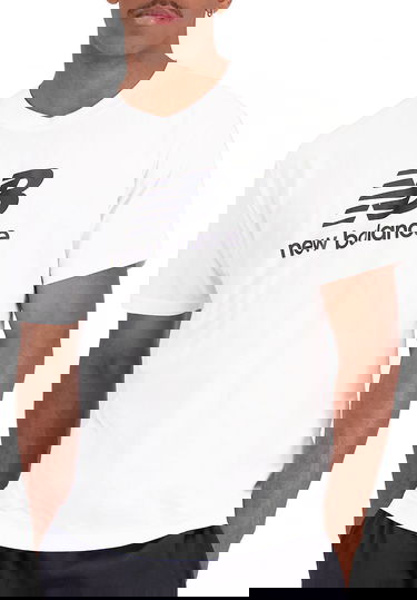 Тениска New Balance Essentials Stacked Logo Бяло | mt31541-wt, 0