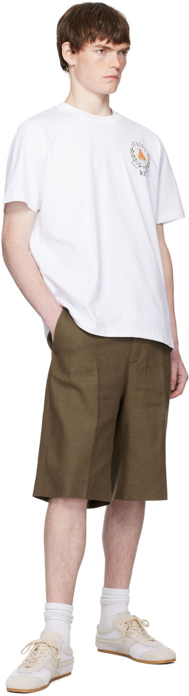 Тениска Casablanca Casablanca 'Casa Way' Graphic T-Shirt Бяло | MPF25-JTS-001-26-EX-FLANNELS, 3