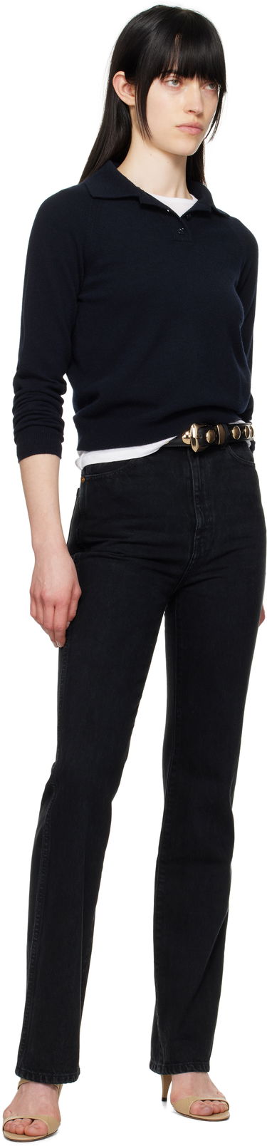 Колани Khaite Khaite Benny Studded Belt Черно | 10015-763, 2