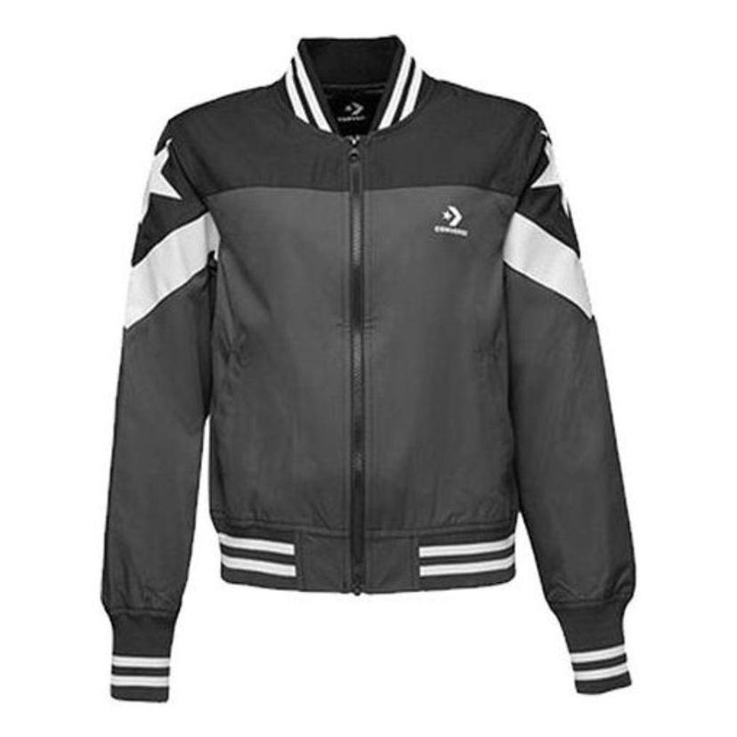 Яке бомбър Converse Non-Padded Baseball Bomber Jacket Черно | 10017460-A02