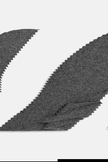 Шапка GANNI Soft Wool Balaclava Сиво | A6475, 0