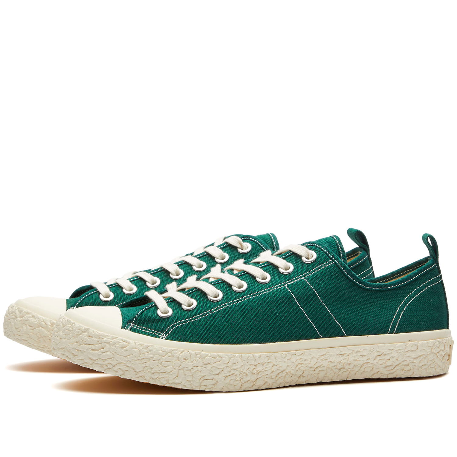 Кецове и обувки YMC Low Sneakers Зелено | PFUZB-GRN, 1
