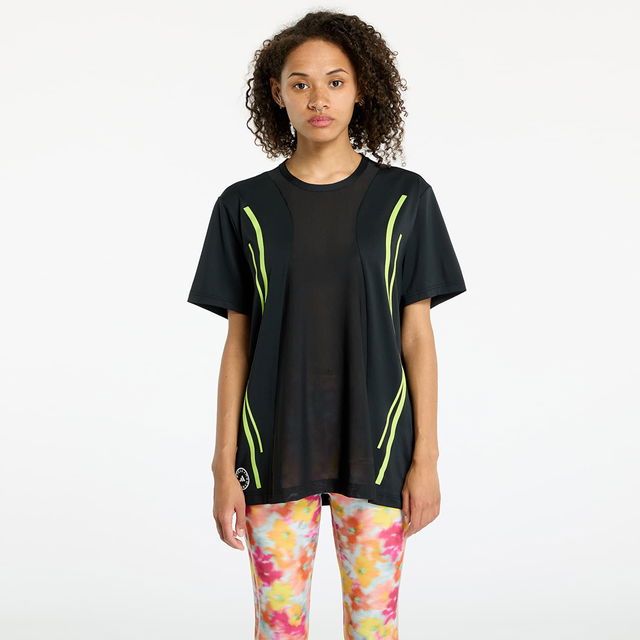 Stella McCartney x TruePace Tee Black/ Semi Solar Slime