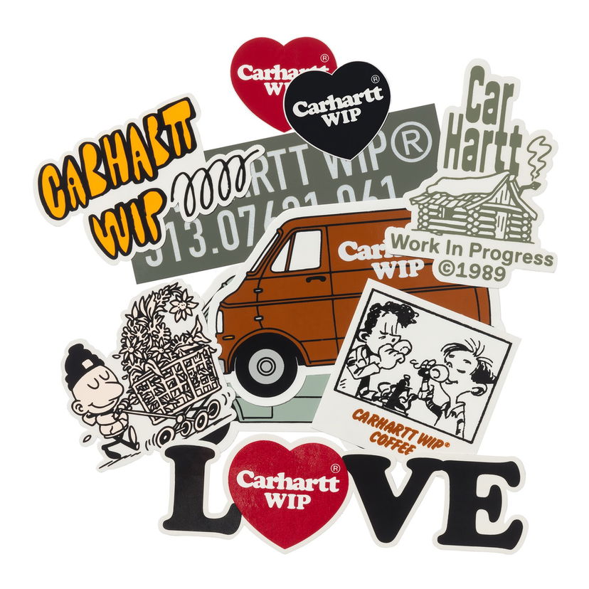 Flexstyle Carhartt WIP Sticker Bag (10 Pack) Черно | I029876_1X8_XX