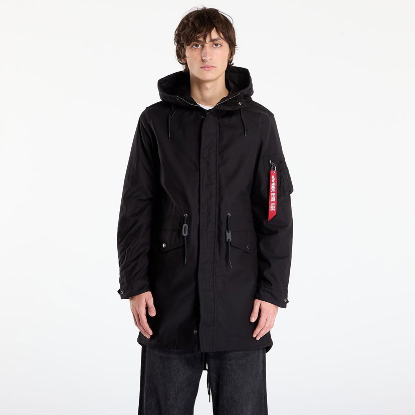 Парка Alpha Industries Jacket Studio M-51 Fishtail Backprint (2in1) Черно | 258112-03