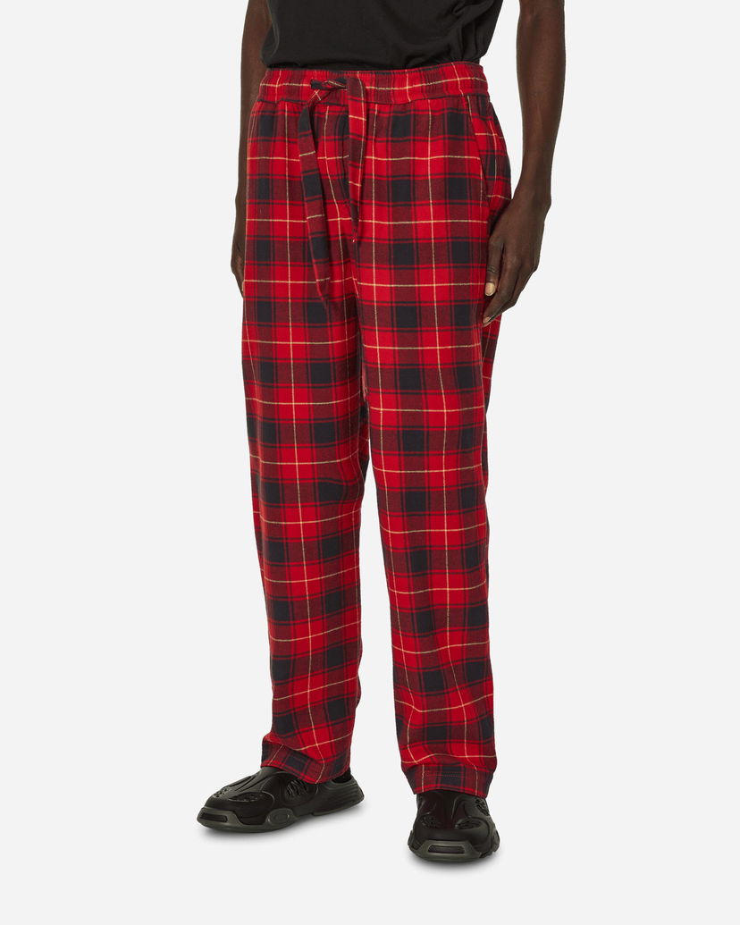 Пижама TEKLA Flannel Plaid Pijamas Pants Червено | SWP-REPL REPL