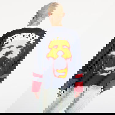 Фланелка Awake NY Mesh Hockey Jersey Face Graphic Черно | AWK-FW25-TP005-BLK, 3