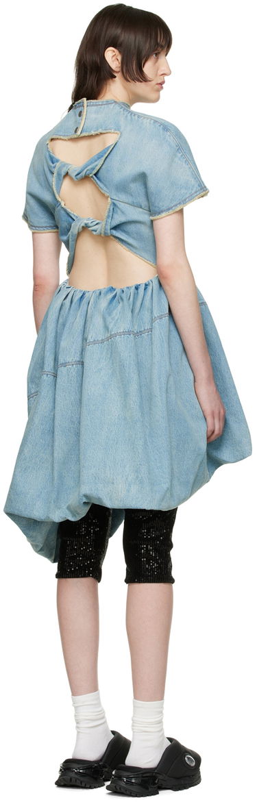 Pокля We11done Denim Mini Dress Синьо | WD-DO1-22-352-W-BL, 2