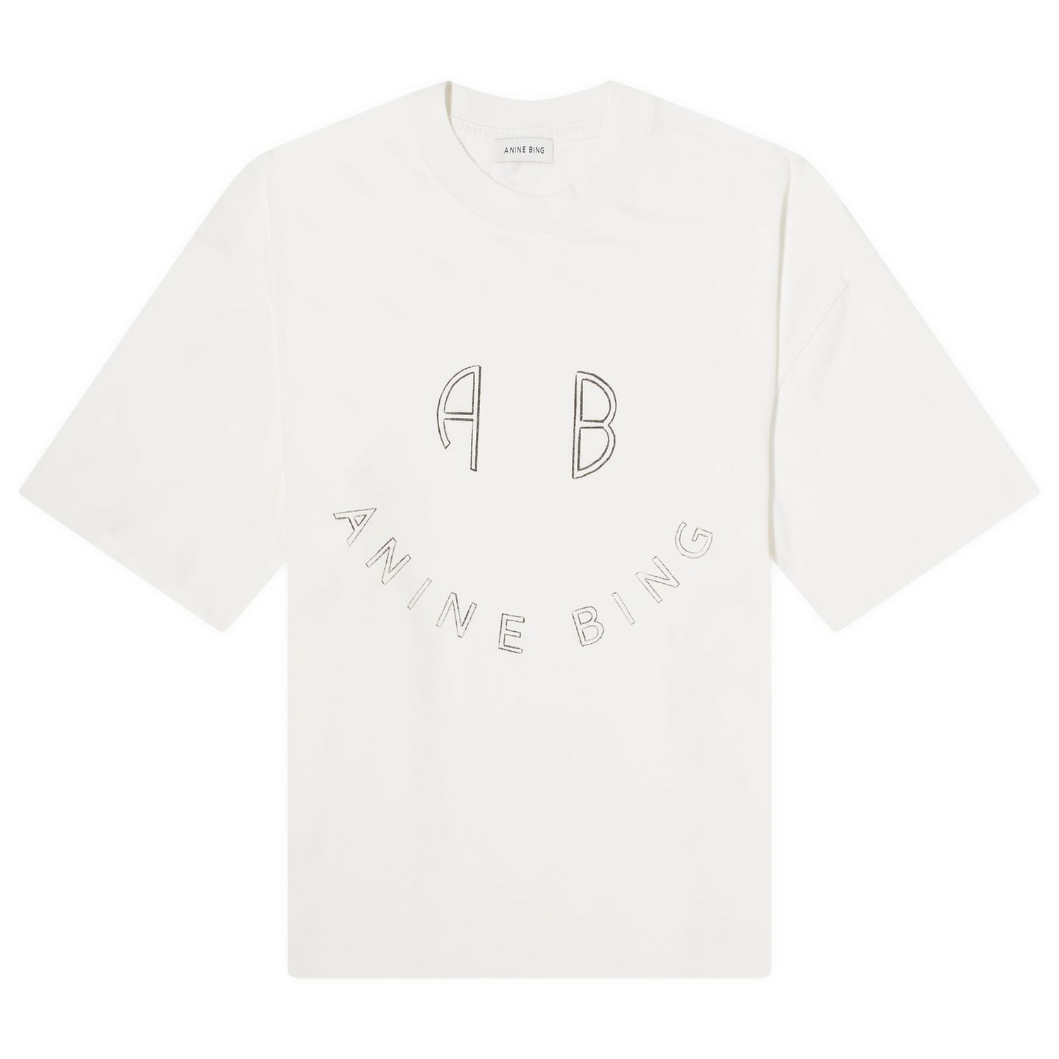 Тениска Anine Bing Kent Ivory T-Shirt X-Small Бяло | A-08-2427-150, 1
