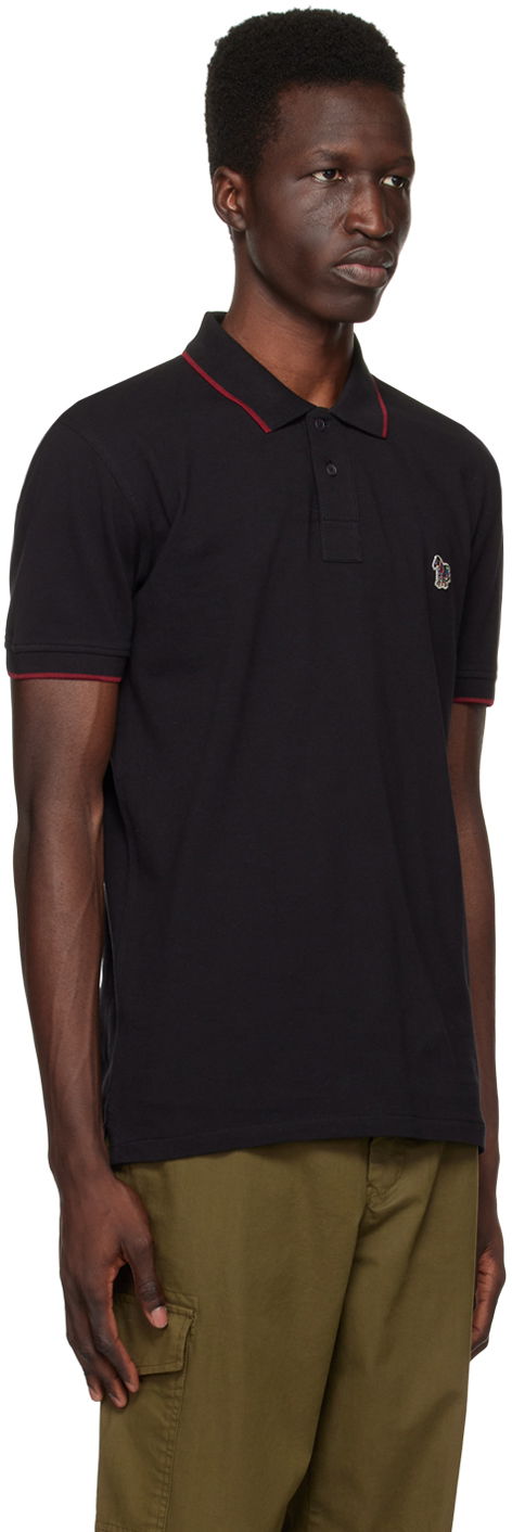 Поло тениска Paul Smith PS Paul Smith Zebra Polo Черно | M2R-150LZ-K21580-79, 1