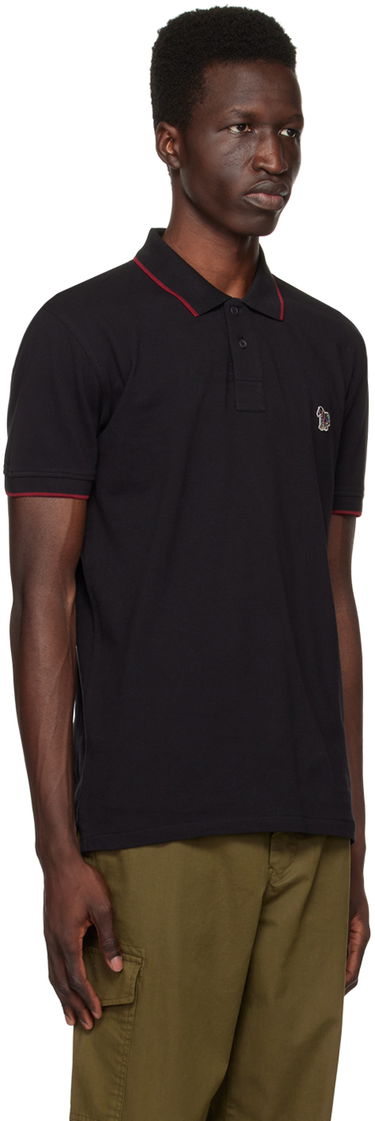 Поло тениска Paul Smith PS Paul Smith Zebra Polo Черно | M2R-150LZ-K21580-79, 1