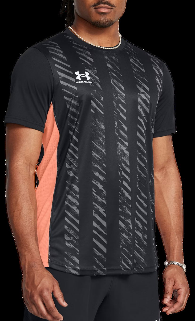 Тениска Under Armour T-Shirt Short Sleeve Print Черно | 1387163-001