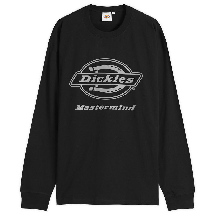 Тениска Mastermind WORLD MASTERMIND WORLD x Dickies Logo Long Sleeve T-Shirt, Size Large Черно | MJ25C14-TS216-2