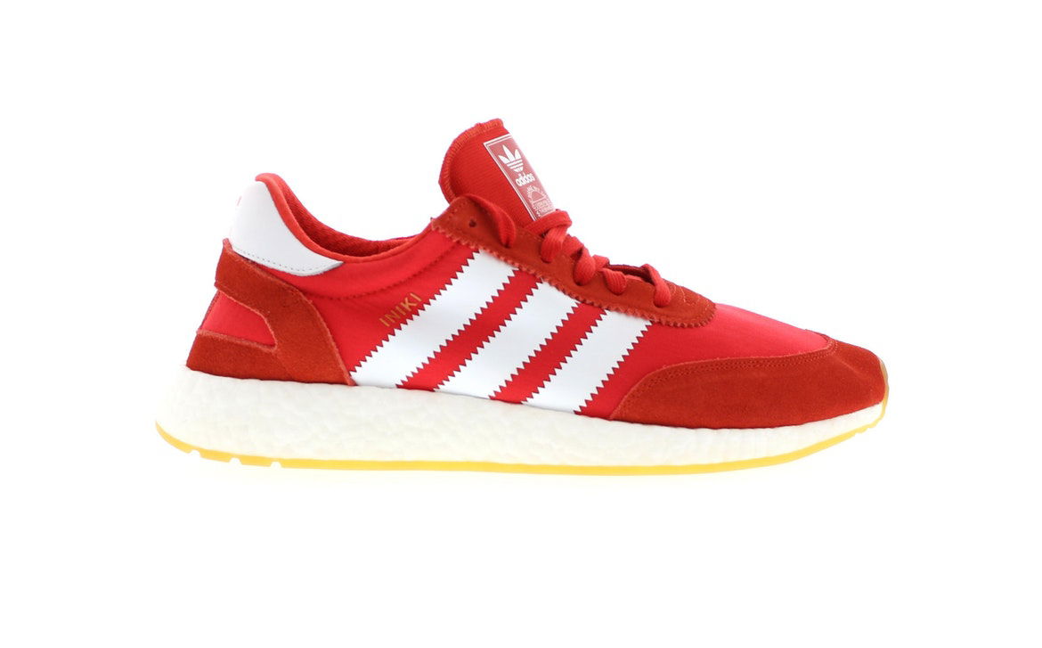 Кецове и обувки adidas Originals Iniki Runner Red White Gum Червено | BY9728, 0