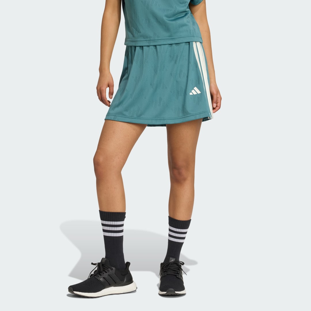 Пола adidas Performance Stadium 3-Stripes Tennis Inspired Jacquard Skort Зелено | JV5633, 0