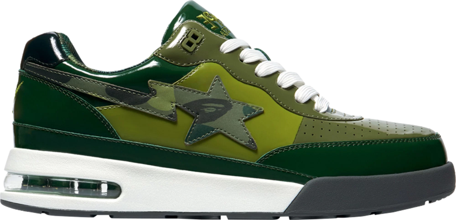 Кецове и обувки BAPE Road Sta "Green Camo" Зелено | 001FWI801003M-GRN, 0
