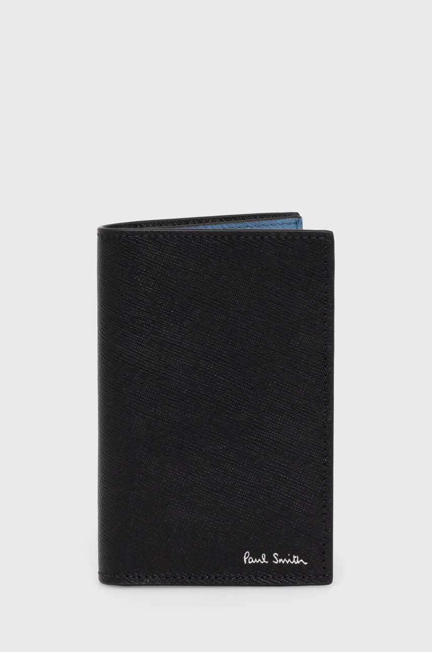 Портфейл Paul Smith Paul Smith Leather Wallet Черно | M1A.4774.NMFUJI, 0