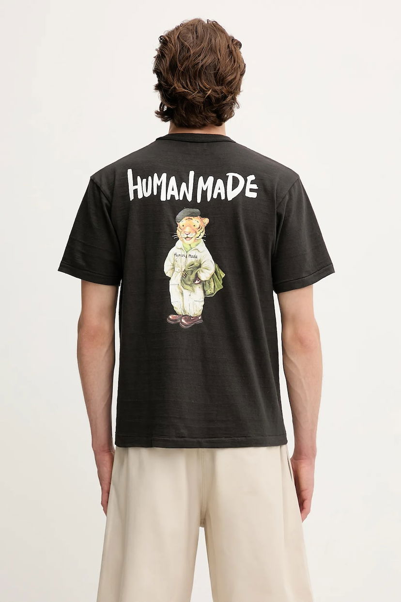 Тениска Human Made Human Made Knitted Graphic T-Shirt Черно | HM29TE013