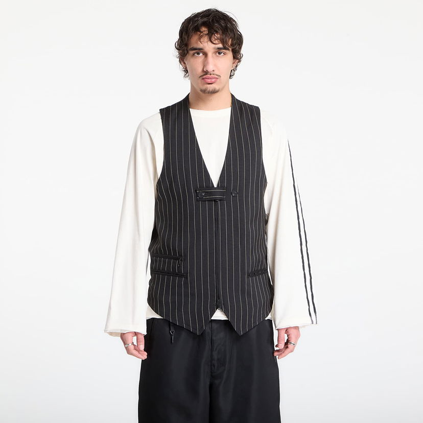 Жилетка Y-3 Y-3 Sport Uniform Pinstripe Tailored Vest Бяло | KQ7290