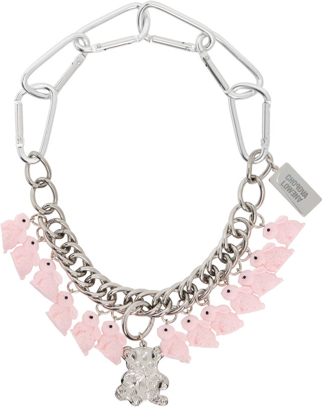 Bun Bear Carabiner Necklace