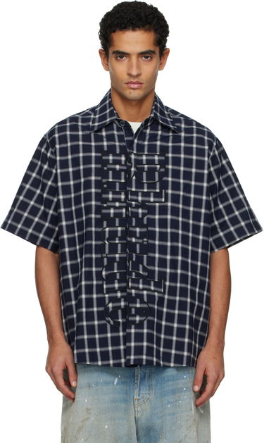 Риза Rhude Plaid Center Logo Short Sleeve Button Up Shirt Многоцветен | RHPF25SR05012, 0