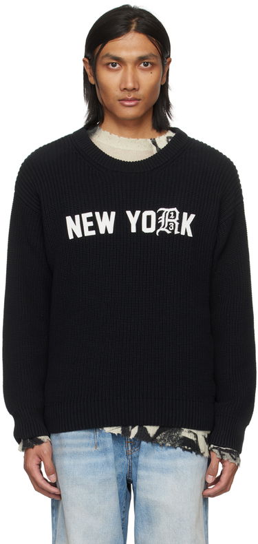Пуловер R13 R13 'New York' Knit Sweater Черно | R13WY199-Y016C, 0