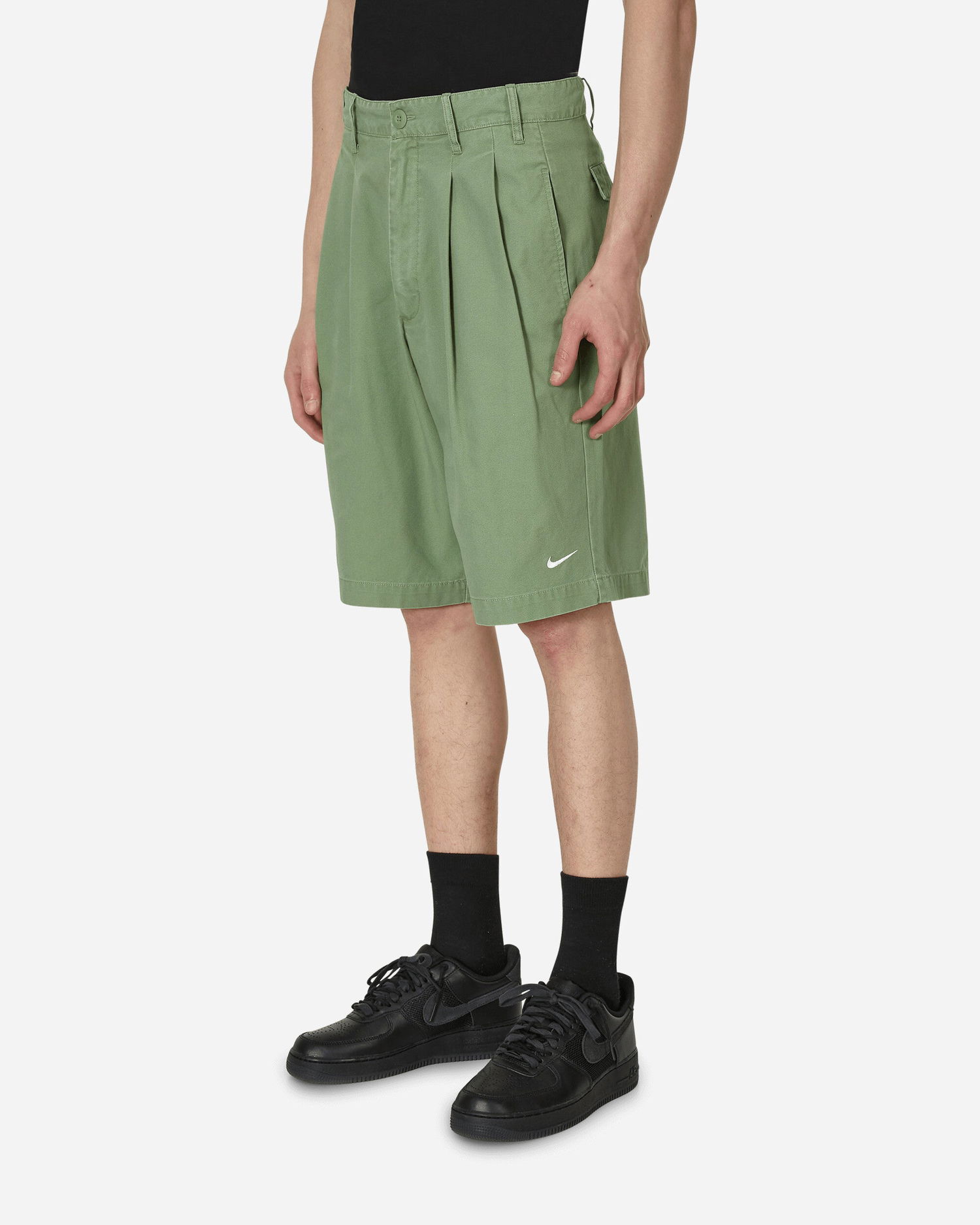 Къси панталони Nike Life Pleated Chino Short Зелено | DX0643-386, 1