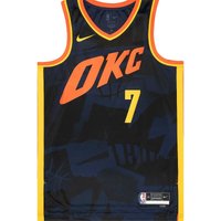 Фланелка Nike NBA OKLAHOMA CITY THUNDER DRI-FIT CITY EDITION SWINGMAN JERSEY CHET HOLMGREN Черно | DX8513-419, 0
