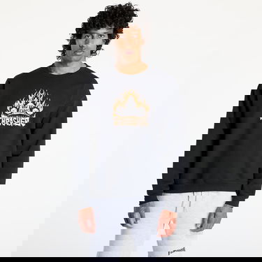 Суитчър Thrasher Thrasher Who Cares by Neckface Crewneck Sweatshirt Черно | 145708, 0